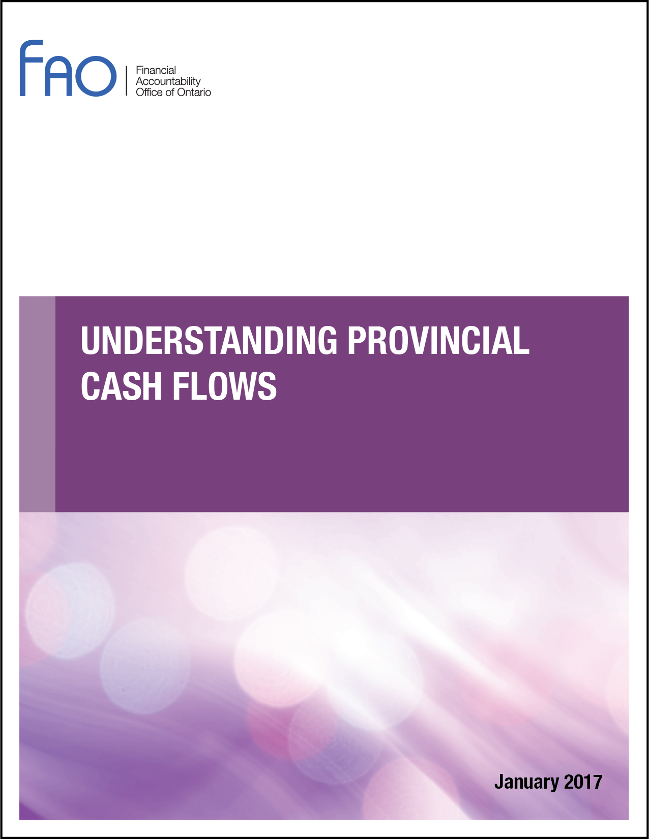 Understanding Provincial Cash Flows
